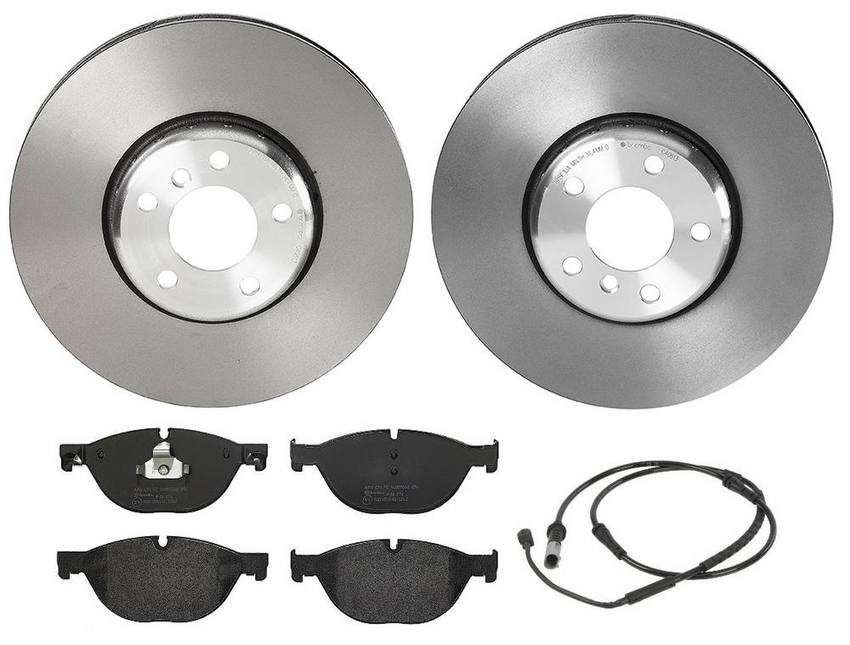 BMW Brembo Brake Kit - Pads and Rotors Front (348mm) (Low-Met) 34356791958 - Brembo 1526954KIT